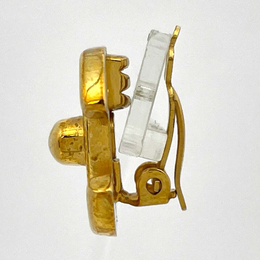 Chanel Cc Logo Turnlock Clip-On #247041C10B - Picture 2 of 6